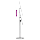 vidaXL Poszter Állványok 2 pcs Ezüst 45 x 32,7 x 108 cm Alumínium