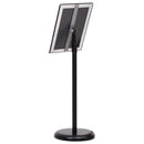 vidaXL Poszter Állványok 2 pcs Fekete 32,7 x 24 x 108 cm Alumínium