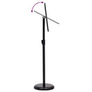 vidaXL Poszter Állványok 2 pcs Fekete 32,7 x 24 x 108 cm Alumínium