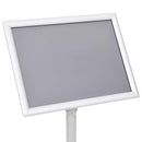 vidaXL Poszter Állványok 2 pcs Ezüst 32,7 x 24 x 108 cm Alumínium