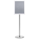 vidaXL Poszter Állványok 2 pcs Ezüst 32,7 x 24 x 108 cm Alumínium