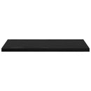 vidaXL Polcos könyvespolc 4 pcs Fekete 40 x 20 x 1,5 cm Faanyag