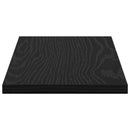 vidaXL Polcos könyvespolc 4 pcs Fekete 40 x 20 x 1,5 cm Faanyag