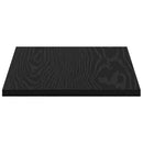 vidaXL Polcos könyvespolc 4 pcs Fekete 40 x 30 x 1,5 cm Faanyag