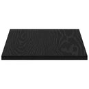 vidaXL Polcos könyvespolc 4 pcs Fekete 40 x 30 x 1,5 cm Faanyag