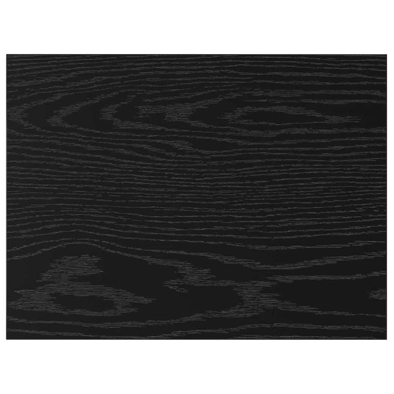 vidaXL Polcos könyvespolc 4 pcs Fekete 40 x 30 x 1,5 cm Faanyag