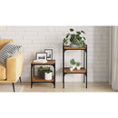 vidaXL Polcos könyvespolc 4 pcs Barna 40 x 40 x 1,5 cm Faanyag
