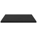 vidaXL Polcos könyvespolc 4 pcs Fekete 40 x 40 x 1,5 cm Faanyag