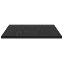 vidaXL Polcos könyvespolc 4 pcs Fekete 40 x 40 x 1,5 cm Faanyag