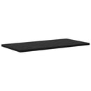 vidaXL Polcos könyvespolc 4 pcs Fekete 60 x 30 x 1,5 cm Faanyag