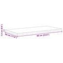 vidaXL Polcos könyvespolc 4 pcs Fekete 60 x 30 x 1,5 cm Faanyag