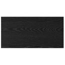 vidaXL Polcos könyvespolc 4 pcs Fekete 60 x 30 x 1,5 cm Faanyag