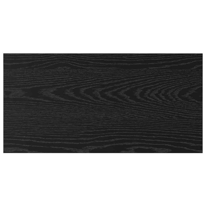 vidaXL Polcos könyvespolc 4 pcs Fekete 60 x 30 x 1,5 cm Faanyag