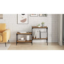 vidaXL Polcos könyvespolc 4 pcs Barna 60 x 40 x 1,5 cm Faanyag