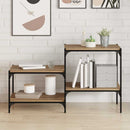 vidaXL Polcos könyvespolc 4 pcs Barna 60 x 40 x 1,5 cm Faanyag