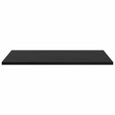vidaXL Polcos könyvespolc 4 pcs Fekete 60 x 40 x 1,5 cm Faanyag