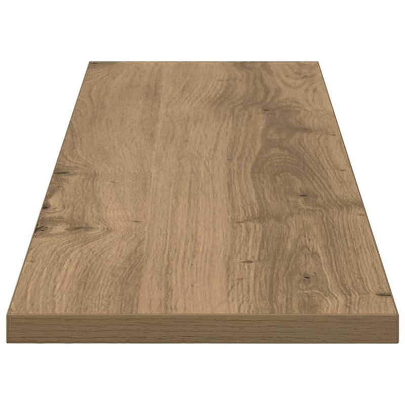 vidaXL Polcos könyvespolc 4 pcs Barna 80 x 20 x 1,5 cm Faanyag