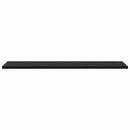 vidaXL Polcos könyvespolc 4 pcs Fekete 80 x 20 x 1,5 cm Faanyag