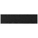 vidaXL Polcos könyvespolc 4 pcs Fekete 80 x 20 x 1,5 cm Faanyag