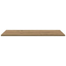 vidaXL Polcos könyvespolc 4 pcs Barna 80 x 40 x 1,5 cm Faanyag