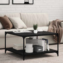 vidaXL Polcos könyvespolc 4 pcs Fekete 80 x 40 x 1,5 cm Faanyag