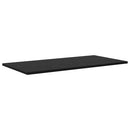 vidaXL Polcos könyvespolc 4 pcs Fekete 80 x 40 x 1,5 cm Faanyag