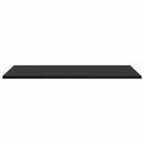 vidaXL Polcos könyvespolc 4 pcs Fekete 80 x 40 x 1,5 cm Faanyag