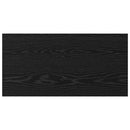 vidaXL Polcos könyvespolc 4 pcs Fekete 80 x 40 x 1,5 cm Faanyag