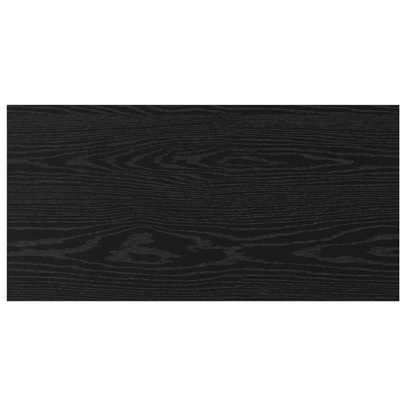 vidaXL Polcos könyvespolc 4 pcs Fekete 80 x 40 x 1,5 cm Faanyag