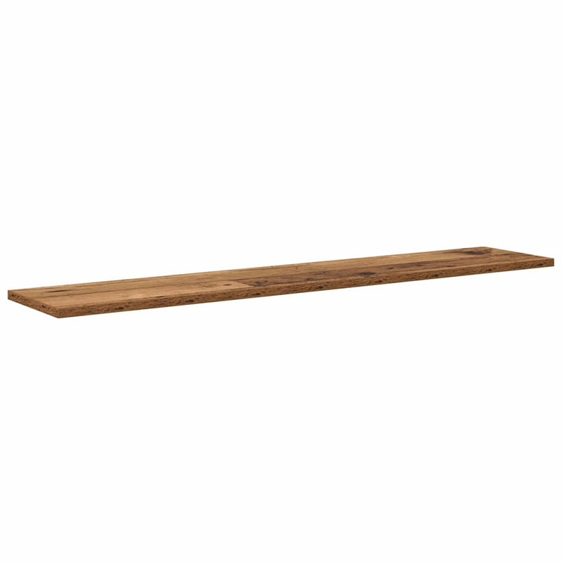 vidaXL Polcos könyvespolc 4 pcs Barna 100 x 20 x 1,5 cm Faanyag