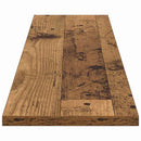vidaXL Polcos könyvespolc 4 pcs Barna 100 x 20 x 1,5 cm Faanyag