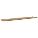 vidaXL Polcos könyvespolc 4 pcs Barna 100 x 20 x 1,5 cm Faanyag