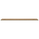 vidaXL Polcos könyvespolc 4 pcs Barna 100 x 20 x 1,5 cm Faanyag