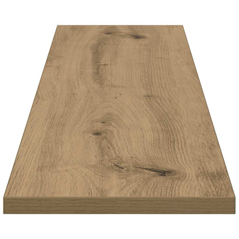 vidaXL Polcos könyvespolc 4 pcs Barna 100 x 20 x 1,5 cm Faanyag