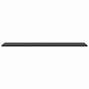 vidaXL Polcos könyvespolc 4 pcs Fekete 100 x 20 x 1,5 cm Faanyag