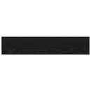 vidaXL Polcos könyvespolc 4 pcs Fekete 100 x 20 x 1,5 cm Faanyag