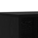 vidaXL Cipőpad polcokkal Fekete tölgy 102 x 35 x 35 cm Faanyag