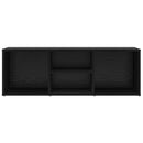 vidaXL Cipőpad polcokkal Fekete tölgy 102 x 35 x 35 cm Faanyag