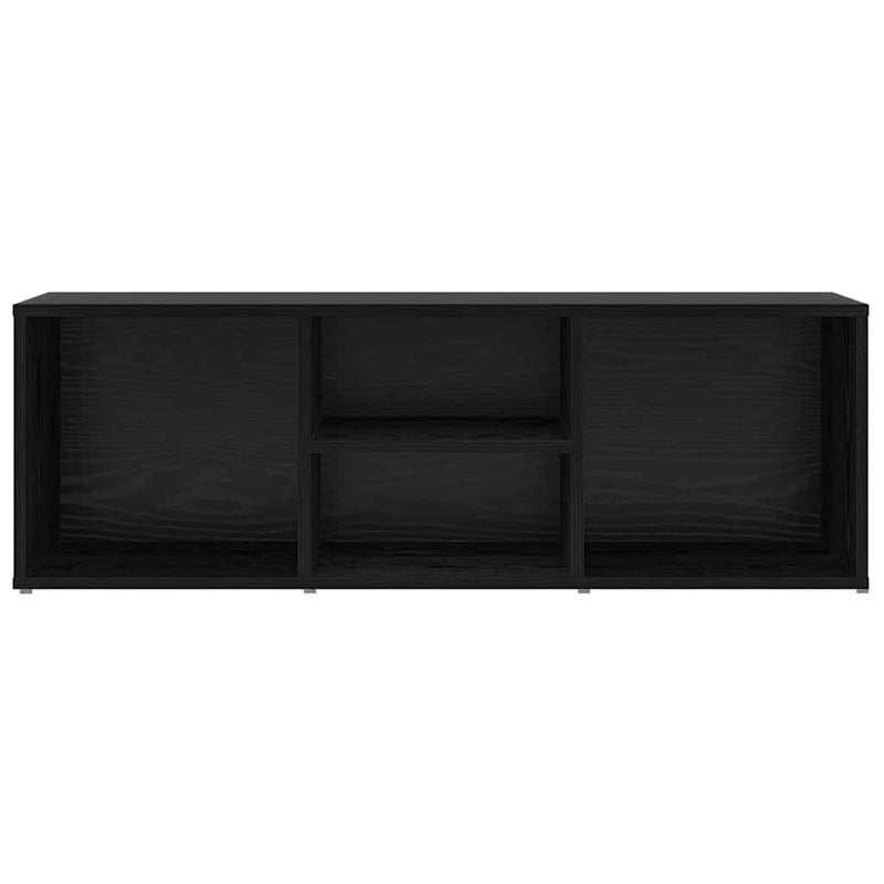 vidaXL Cipő tárolópad polcokkal Musta tammi 102 x 35 x 35 cm Faanyag