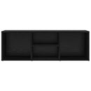 vidaXL Cipőpad polcokkal Fekete tölgy 102 x 35 x 35 cm Faanyag