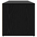 vidaXL Cipőpad polcokkal Fekete tölgy 102 x 35 x 35 cm Faanyag