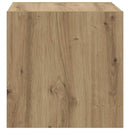 vidaXL Fali Szekrény polcokkal Artisan tölgy 37 x 37 x 37 cm Faanyag