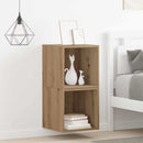 vidaXL Fali Szekrény 2 pcs Artisan tölgy 37 x 37 x 37 cm Faanyag
