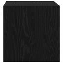 vidaXL Fali Szekrény 2 pcs Fekete tölgy 37 x 37 x 37 cm Faanyag