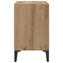 vidaXL Éjjeliszekrény 2 pcs kézműves tölgy 40 x 30 x 50 cm Faanyag