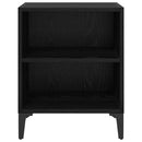 vidaXL Éjjeliszekrény 2 pcs Musta tammi 40 x 30 x 50 cm Faanyag