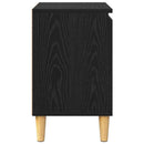 vidaXL Éjjeliszekrény Musta tammi 40 x 30 x 50 cm Faanyag