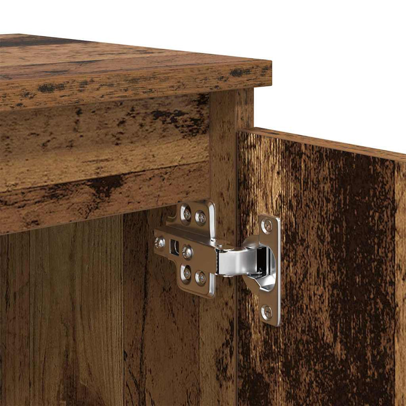 vidaXL Éjjeliszekrény Régi fa 40 x 30 x 50 cm Faanyag