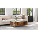 vidaXL Dohányzóasztal Öreg fa 102 x 55 x 35 cm Faanyag