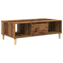 vidaXL Dohányzóasztal Öreg fa 102 x 55 x 35 cm Faanyag
